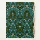 Fleurs d'Automne Vintage Bleu Vert William Morris (Dos)