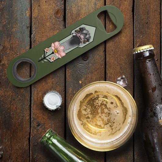 Fleurs d'autruche Art Déco Vert