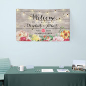 Fleurs de bannières mariages Éclairages à cordes B (Salon professionnel)