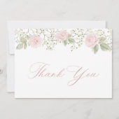 Fleurs de bébé roses roses Merci (Devant)