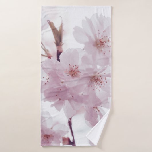 FLEURS DE BLOSOMES DE CHERRY (Serviette de bain)