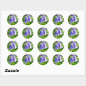 Fleurs de Bluebell - Sticker (Feuille)