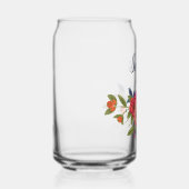 Fleurs de Bohême Nom en bleu marine (Droite)