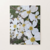 Fleurs de bois de chien blanc Puzzles photo (Vertical)