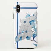 Fleurs de bois de chien sur un coque iphone (Dos)