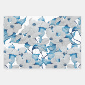 Fleurs de bois de chien sur un ensemble de papier  (Devant 3)