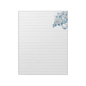 Fleurs de bois de chien sur un grand bloc-notes (Tourné)