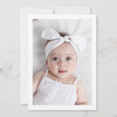 Fleurs de bois photo Invitation d'anniversaire (Dos)