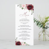 Fleurs de Bourgogne, Fleurs roses, Bohème, Menu de (Debout devant)