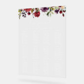 Fleurs de Bourgogne, Fleurs roses, Plan de table (Angle)