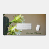 Fleurs de cactus blanc Floral Botanical Photograph (Clavier et souris)