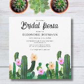 Fleurs de cactus Invitation de Fiesta de mariage