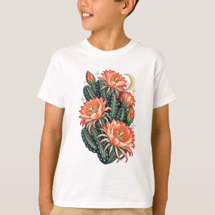 Fleurs de cactus qui fleurissent la nuit T-Shirt p