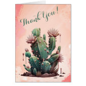 Fleurs de cactus roses poussiéreuses (Devant)