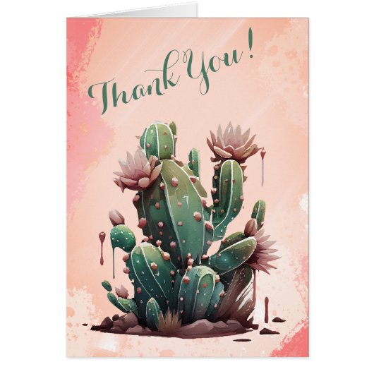 Fleurs de cactus roses poussiéreuses (Devant)