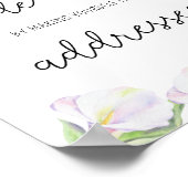 Fleurs de calla - Aider la mariée occupée Affiche (Coin)