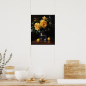 Fleurs de Camellia Jaune Art Imprimer Poster (Cuisine)