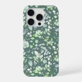 Fleurs de campagne Vert Sauge  (Verso)