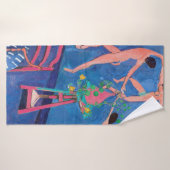Fleurs de capucines dans l'atelier, Matisse (Serviette de bain)