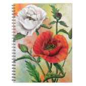 Fleurs de Carnet rouge blanc (Devant)