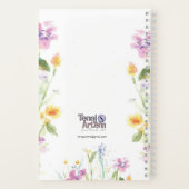 Fleurs de Carnet spirale/conception florale Ressor (Verso)