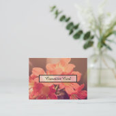 fleurs de carte de commentaire belles (Debout devant)