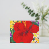 Fleurs de cartes postales Aloha (Debout devant)