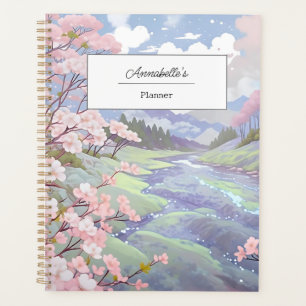 Fleurs de cerise personnalisées Pastel Aquarelle