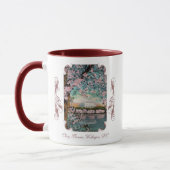 Fleurs de cerises Mug de café victorien (Gauche)