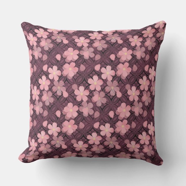 fleurs de cerisier coussin extérieur (Recto)