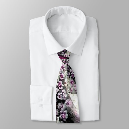 Fleurs de cerisier - cravate de geisha (Attaché)