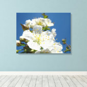Fleurs de cerisier en fleurs Impressions d'art sur (Insitu (Plancher de Bois))