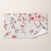 Fleurs de cerisier personnalisées (Serviette à main)