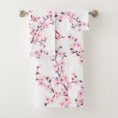 Fleurs de cerisier rose blanc (En situation)