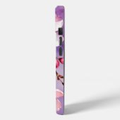 Fleurs de cerisier rose Lavender iPhone / coque ip (Verso / Gauche)
