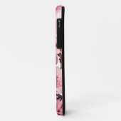 Fleurs de cerisier rose-rouge chaud Coque iPhone / (Dos/Gauche)