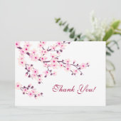 Fleurs de cerisiers Merci blanc rose (Debout devant)