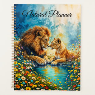 Fleurs de champ décoration de prairie Lion Lionne