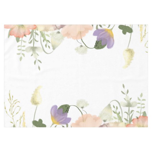 Fleurs de champ modernes nappes florales (Devant (Horizontal))