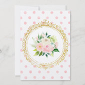 Fleurs de chats Kitten Invitation Anniversaire (Dos)