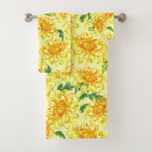 Fleurs de chrysanthème jaunes