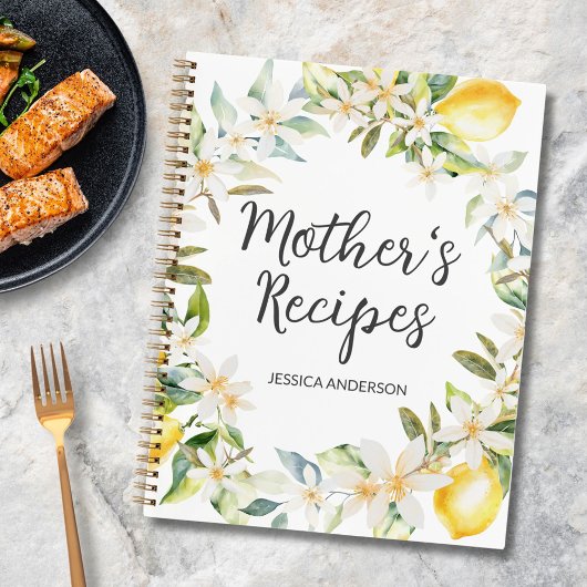 Fleurs de citrons Wreath Cuisine mère Livre de rec