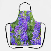 Fleurs De Clematis Violet En Fleur, Tablier D'Impr (Recto)