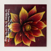 Fleurs de coeur : une surprise de puzzle personnal (Horizontal)