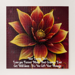 Fleurs de coeur : une surprise de puzzle personnal