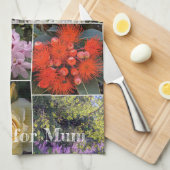 Fleurs de collage florales pour serviette de thé m (Quart Plié)