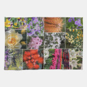 Fleurs de collage florales pour serviette de thé m (Horizontal)