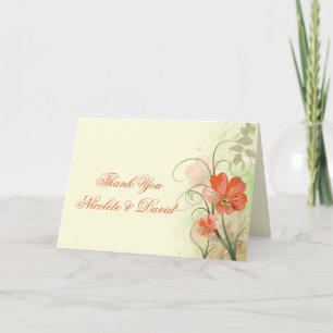Fleurs de corail abstrait chaux tourbillonne Merci