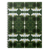 Fleurs de Cosmos blanc Carnet d'art Abstrait (Devant)