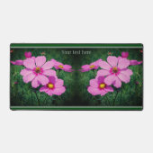Fleurs de Cosmos rose Nature Personnalisée (Recto)